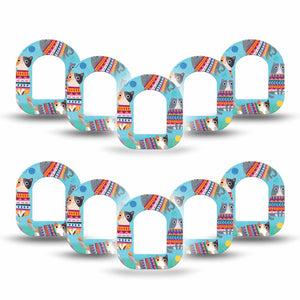ExpressionMed Sweater Cats Pod Mini Tape 10-Pack Tapes, Winter Warmth Adhesive Tape Pump Design