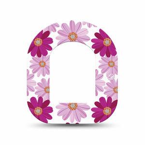 ExpressionMed Brilliant Daisies Pod Mini Tape Single, Bright Flowers Overlay Tape Pump Design