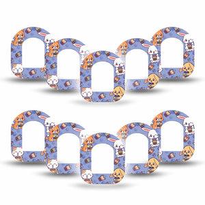ExpressionMed Boba Buddies Pod Mini Tape 10-Pack Tape, Boba Bubble Crew Adhesive Tape Pump Design