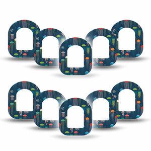 ExpressionMed Just Jellies Pod Mini Tape 10-Pack, Sweet Gummies Plaster Pump Design