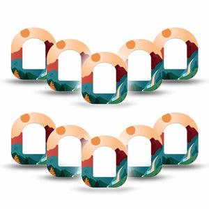 ExpressionMed National Parks Pod Mini Tape 10-Pack, Protected Lands Fixing Ring Tape Pump Design