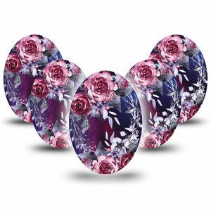 Medtronic Enlite / Guardian Dark Rose Universal Oval Tape 5-pack