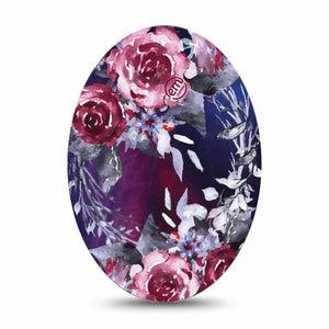 Medtronic Enlite / Guardian Dark Rose Universal Oval Tape
