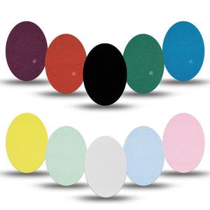 ExpressionMed Simple Holiday Gift Set Medtronic Guardian Enlite Universal Oval, 10-Pack Solid Color Fixing Ring Tape for Continuous Glucose Monitor