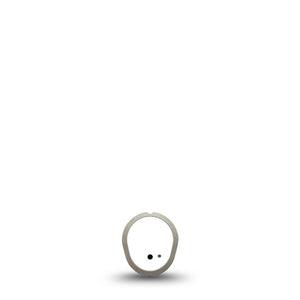 White Dexcom G7 Transmitter Sticker, Single Sticker, Dexcom Stelo Glucose Biosensor System