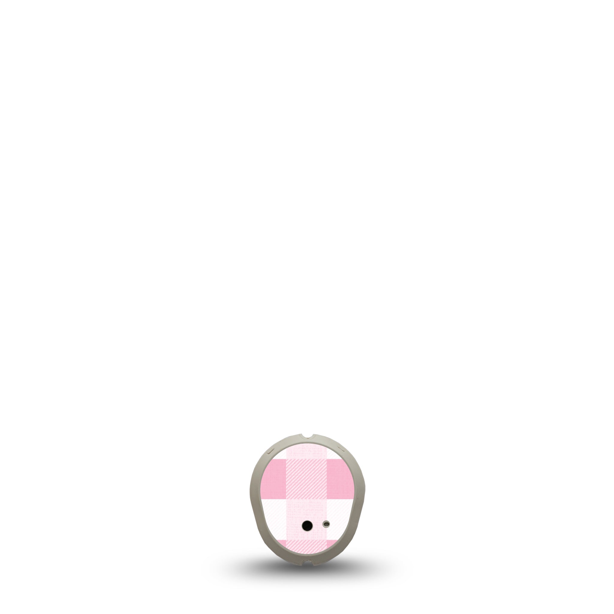 ExpressionMed Pink Gingham Dexcom G7 Transmitter Sticker