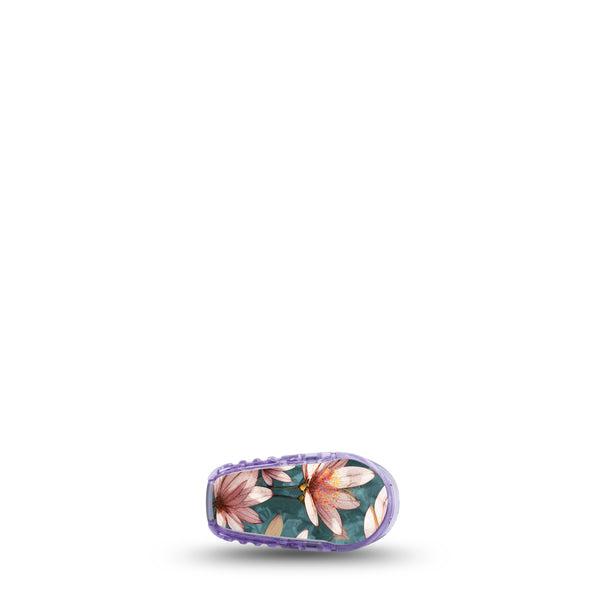 ExpressionMed Magnolia Dexcom G6 Transmitter Sticker, Single, Pink Petals Themed, Adhesive Sticker Design
