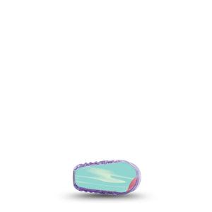 ExpressionMed Meditation Lotus Dexcom G6 Transmitter Sticker, Single Sticker Only, Pink Lotus on top of Calming Water Inspired Design Vinyl G6 Transmitter Sticker