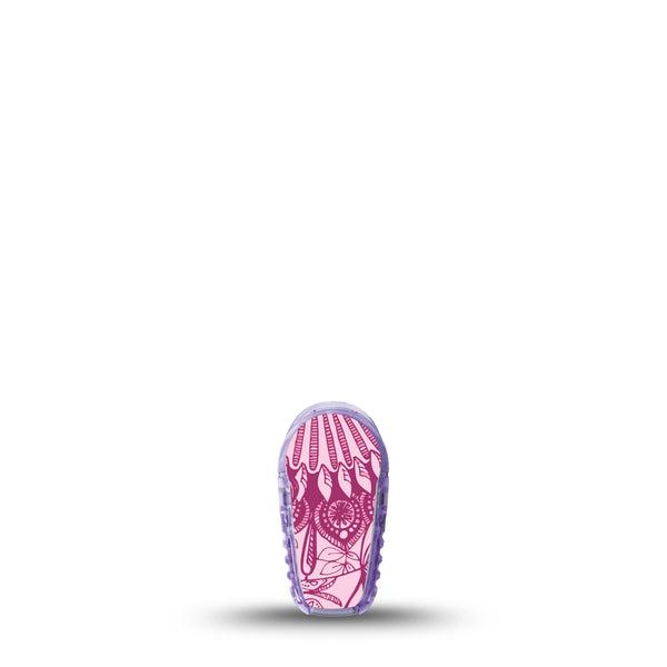 ExpressionMed Magenta Dani Dexcom G6 Transmitter Sticker with Tape