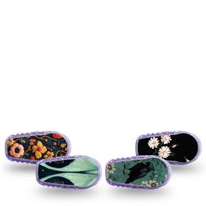 ExpressionMed Gothic Wilderness Dexcom G6 Sticker, 4-Pack Sticker moody woodland aesthetic Adhesive Tape for CGM
