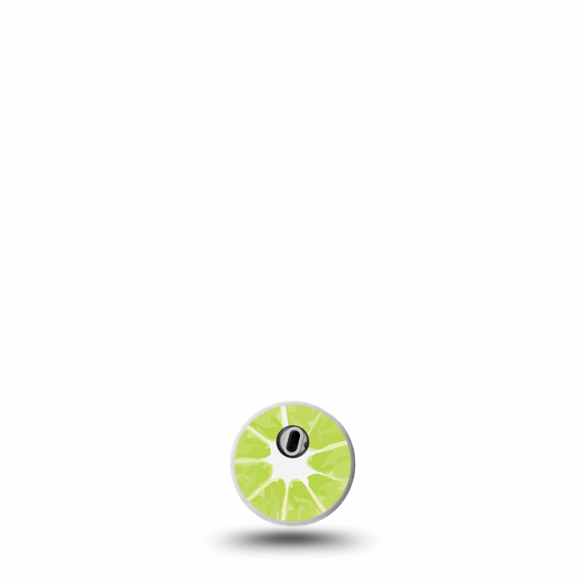 ExpressionMed Libre 3 Transmitter Sticker Citrus and Fruity Themed Design - Center Sticker