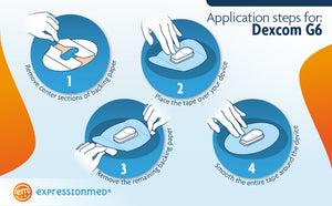 Lime Dexcom G6 Wide Tape