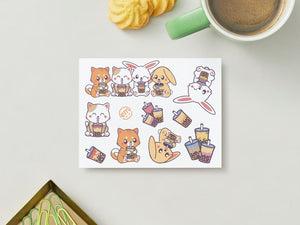 ExpressionMed Boba Buddies Decal Sticker Sheet