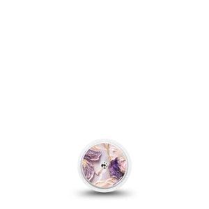 ExpressionMed Pink Pearls Freestyle Libre, Libre 2 Plus, and Abbott Lingo Sticker, Single Sticker Pearl flowers Decorative Patch for Continuous Glucose Monitor