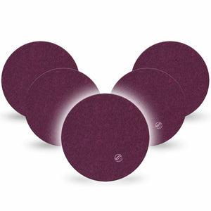 ExpressionMed Wine Red Dexcom G7 Overpatch, Dexcom Stelo Glucose Biosensor System, 5-Pack Tape Berry Red Inspired, Overlay Tape CGM Design