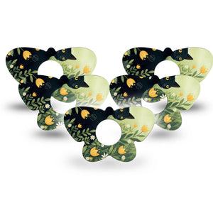 ExpressionMed Jungle Cat Infusion Butterfly, 10-Pack Black cat Fixing Ring Tape For Pump