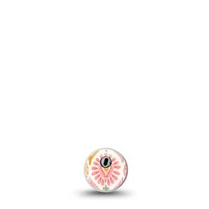 ExpressionMed Blush Freestyle Libre 3 and Libre 3 Plus Sticker, Single Sticker subtle pink texture Waterproof Adhesive Tape for CGM