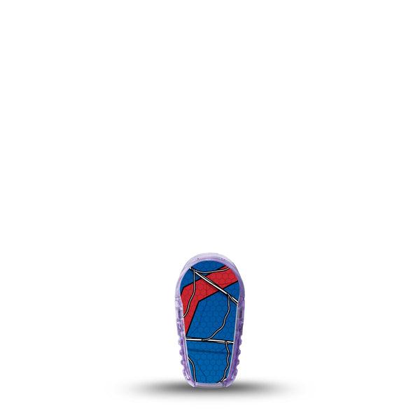 ExpressionMed Spider Man Dexcom G6 Sticker Single Sticker Only Spiderman Spider, Vinyl Decoration Continuous Glucose Monitor Design