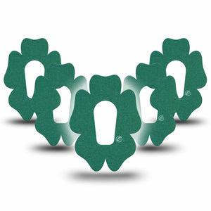 ExpressionMed Forest Green Dexcom G6 Flower Shape Tape, 5-Pack Tape Earthy Green Tone, Adhesive Patch Continuous Glucose Monitor Design