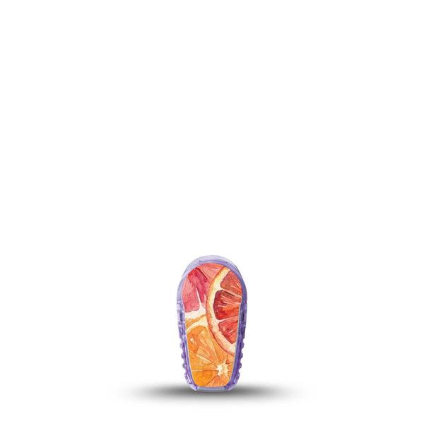 ExpressionMed Oranges Dexcom G6 Sticker, Single Sticker Layered citrus slices Decorative Adhesive Tape for CGM