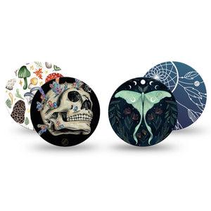 ExpressionMed Witching Hour Variety Pack Freestyle Libre 3 and Libre 3 Plus Overpatch 4-Pack  Tape Variety Forest Witch Inspired, Adhesive Patch CGM Design