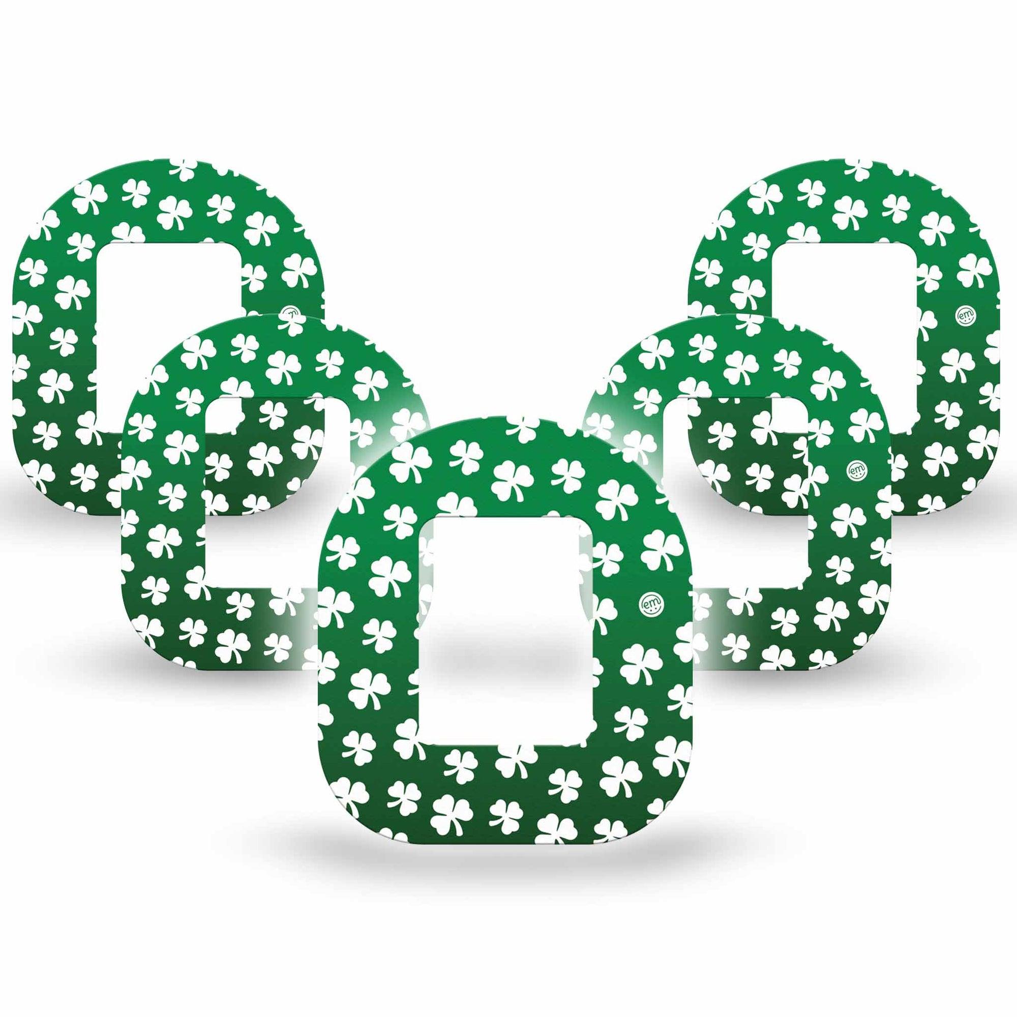 ExpressionMed Shamrock Tandem Mobi Tape 5-Pack Tape Irish Luck Adhesive Tape Pump Design