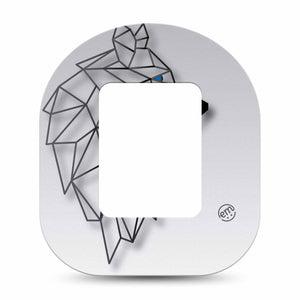 ExpressionMed Iron Wolf Tandem Mobi Single Tape Gray Wolf head Pump Plaster Design