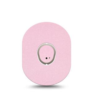 ExpressionMed Baby Pink Dexcom G7 Tape, Dexcom Stelo Glucose Biosensor System, Single Tape and Single Sticker Pantone Color, Light Cute Pink, Overlay Tape CGM Design