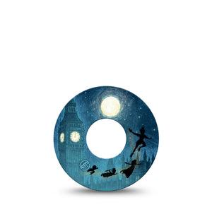 ExpressionMed Starlight Flyers Infusion Set, 5-Pack magical sky adventure Decorative Patch For Insulin Pump