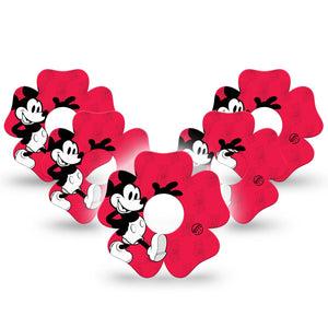 ExpressionMed Magical Mouse Freestyle Libre 3 Flower Shape Tape 5-Pack Mickey Mouse Disney Plaster CGM Design