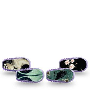 ExpressionMed Gothic Wilderness Dexcom G6 Sticker, 4-Pack Sticker moody woodland aesthetic Adhesive Tape for CGM