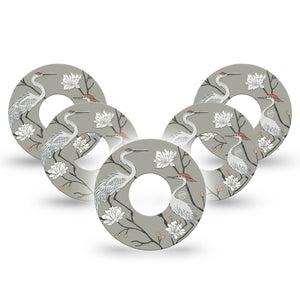 ExpressionMed Cranes Infusion Set, 10-Pack White cranes florals Accessories For Pump