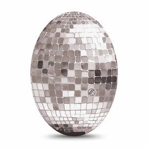 ExpressionMed Mirror Ball Medtronic Guardian Enlite Universal Oval, Single Tape Disco ball inspired Vinyl Decoration for CGM