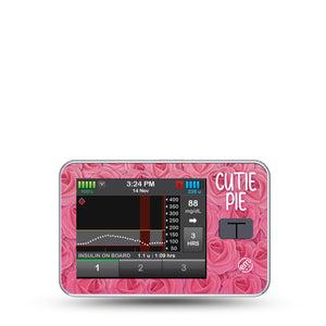 ExpressionMed Cutie Pie Cookie Tandem T-Slim Sticker Single Sticker Only Flower Bouquet Heart Shaped Cookie, Vinyl Decoration Pump Design