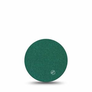 ExpressionMed Forest Green Freestyle Libre 3 and Libre 3 Plus Overpatch, Single Tape Solid Color, Adhesive Patch CGM Design