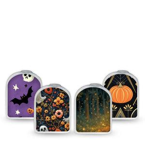 ExpressionMed Halloween Forest Omnipod Sticker, Pod Surface Sticker playful halloween nature art Waterproof Plaster For Insulin Pump