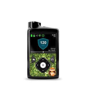 ExpressionMed Fox MiniMed Pump Sticker, Single Sticker Only Orange Fox, Vinyl Decoration Pump Design