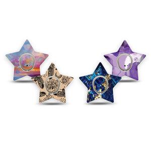 ExpressionMed Vivid Dexcom G7 and Dexcom Stelo Glucose Biosensor System Star, tape and sticker vivid abstract pattern Plaster for CGM