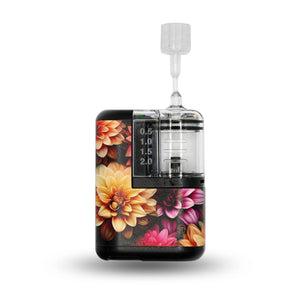 ExpressionMed Dahlia Bouquet Tandem Mobi Sticker Single Sticker Only Bright Flowers, Vinyl Decoration CGM Design