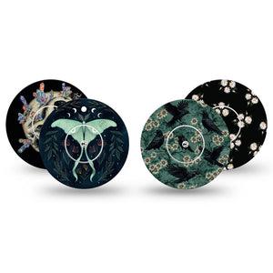 ExpressionMed Gothic Wilderness Freestyle Libre, Libre 2 Plus, and Abbott Lingo, tape and sticker  gothic botanical artwork Adhesive Tape for CGM
