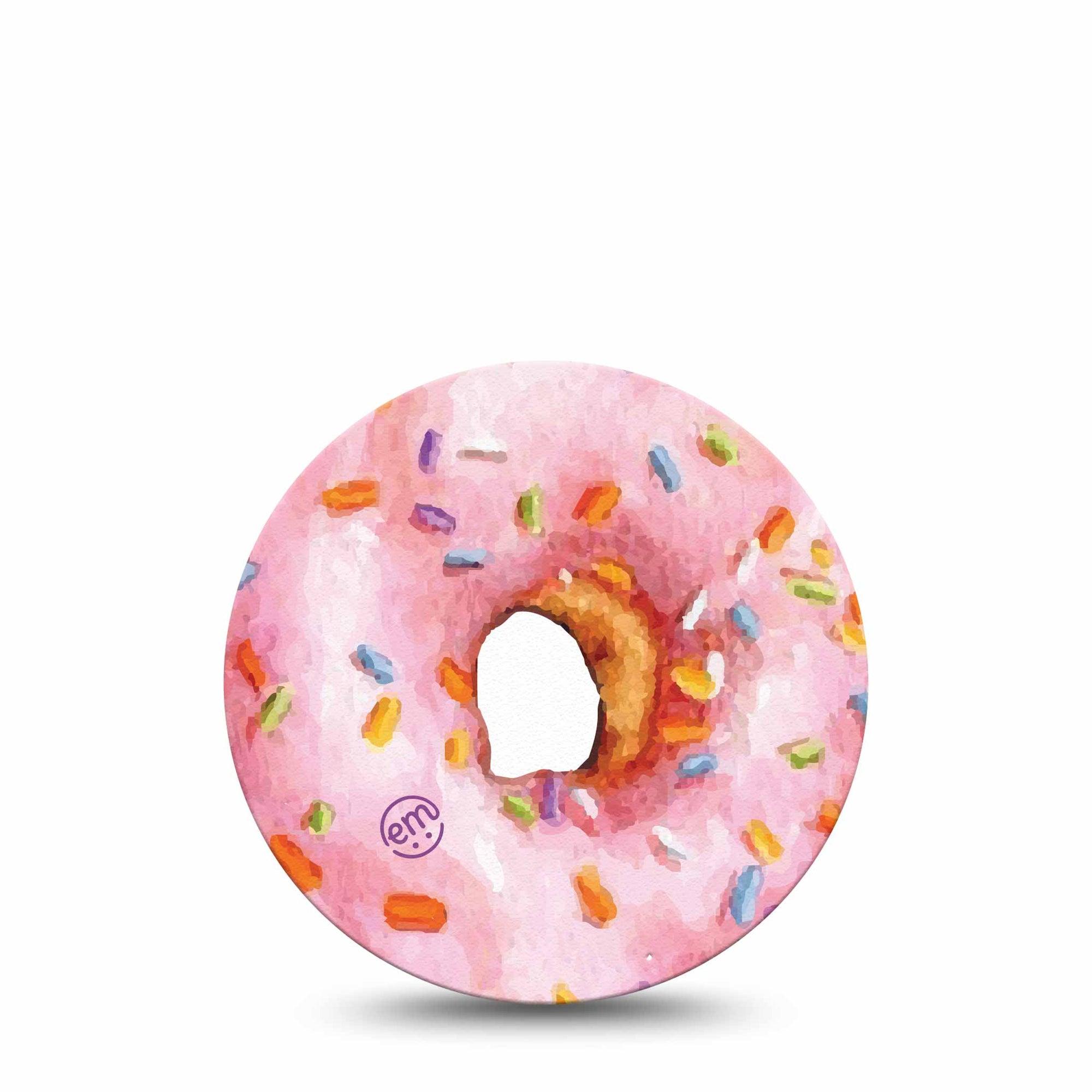 ExpressionMed Donut Sprinkles Pink Dexcom G7 Overpatch Tape, Dexcom Stelo