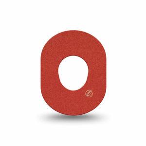 ExpressionMed Cherry Red Dexcom G7 Mini Tape, Dexcom Stelo Glucose Biosensor System, Single Tape Solid Rosy Red Shade, Patch Continuous Glucose Monitor Design