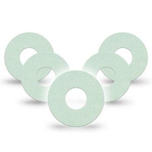 ExpressionMed Mint Green Infusion Set Tape, 10-Pack Tape Mint Green Solid Color, Overlay Patch Continuous Glucose Monitor Design