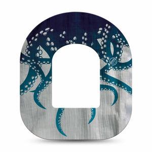 ExpressionMed Tentacles Omnipod Tape, Single Tape Moody Ocean Print, Adhesive Patch Pump Design
