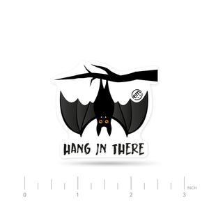 ExpressionMed Hanging Bat Decal Sticker Frightening Bat  Decal Sticker Only