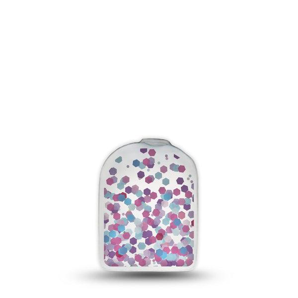 ExpressionMed Confetti Omnipod Surface Center Sticker Single Sticker Celebration Scatters Vinyl Decoration Pump Design