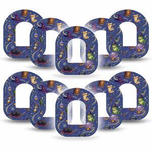 ExpressionMed Wizarding World Omnipod, 10-Pack Harry Potter wizard tools Sensor Decoration For Insulin Pump