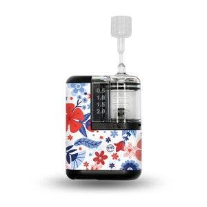 ExpressionMed July Flowers Tandem Mobi Sticker Single Sticker Only Summer Blooms, Vinyl Decoration CGM Design