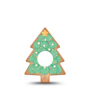 ExpressionMed Christmas Cookie Infusion Set Tree Shape Tape 5-Pack Tape Green Pine Christmas Tree, Adhesive Tape CGM Design