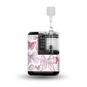 ExpressionMed Bows and Ribbons Tandem Mobi Sticker Single Sticker Only Delicate Pink Bows, Vinyl Decoration CGM Design